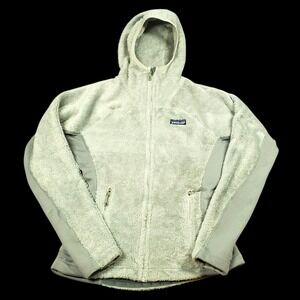 Patagonia R3 Hi-Loft Hoodie Polartec Thermal Pro Fleece Womens Small Gray Jacket